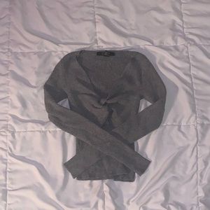 Fitting Grey Sweater